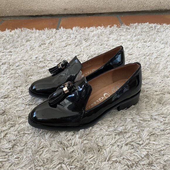Jeffrey Campbell Black Patent Loafers - Picture 2 of 12